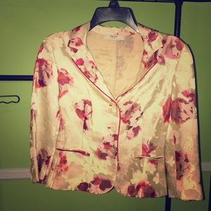 Prada silk floral jacket